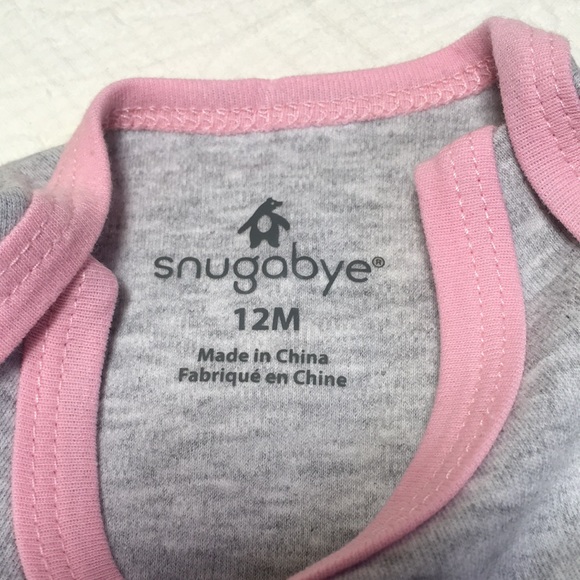 12m (6/$20) Nwot Snugabye Bodysuit/Onesie - Picture 7 of 9